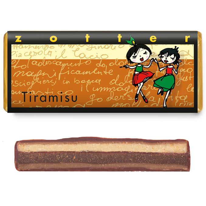 珍得提拉米苏味手工夹层巧克力制品